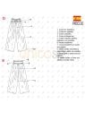 MOLDE PANTALON BASICO NIÑA 2303