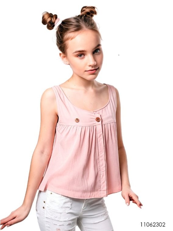 MOLDE BLUSA SIN MANGAS NIÑA 2302