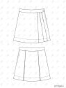 MOLDE FALDA ESCOLAR TABLAS 2401