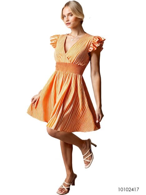 MOLDE VESTIDO CORTO MUJER 2417