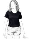 MOLDE DEPORTE POLERA BASICA MUJER 2414