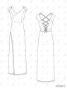 MOLDE VESTIDO LARGO MUJER 2511 MOLDE VESTIDO LARGO MUJER 2511