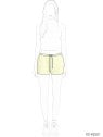 MOLDE SHORT BASICO MUJER 2501 MOLDE SHORT BASICO MUJER 2501