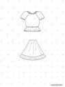 VESTIDO BAILE VENEZUELA INFANTIL RT 0949